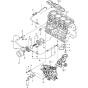 Oil System Assembly for Yanmar 4TNV88-XWA2 Engine