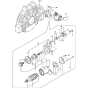 Starting Motor Assembly for Yanmar 4TNV98-VTBZ Engine