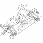 Transmission Assembly for Husqvarna 500 RTT Cultivator/Tiller