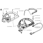 Cover Assembly for Husqvarna 500 H Hedge Trimmers