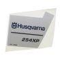 Decal for Husqvarna 254XP Chainsaw - 503 61 98-01