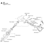 Bevel Gear Assembly For Husqvarna 524R Brushcutters