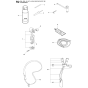 Accessories-2 Assembly For Husqvarna 525L Brushcutters