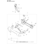 Throttle Controls Assembly for Husqvarna 525PT5S Pole Pruners