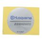 Label for Husqvarna 226HD60S Hedgetrimmer - 528 05 13-01