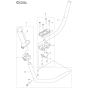 Handle-2 Assembly For Husqvarna 531RS Brushcutters