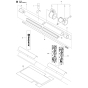 Tube & Shaft Assembly For Husqvarna 531RS Brushcutters