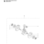 Crankshaft Assembly For Husqvarna 535LS Brushcutters