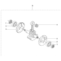 Crankshaft Assembly For Husqvarna 535RX Brushcutters