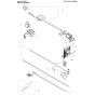 Electrical Assembly for Husqvarna 536LIP4 Pole Pruners