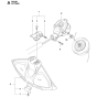 Cutting Equipment Assembly For Husqvarna 536LiR Brushcutters