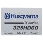 Decal for Husqvarna 325HD60 Hedgetrimmer - 537 35 34-20