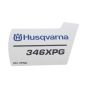 Decal for Husqvarna 346XPG Chainsaw - OEM No. 537 37 05-06