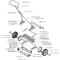 Main Assembly Assembly for Husqvarna 540 Commercial Lawn Mower