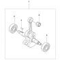 Crankshaft Assembly For Husqvarna 541RS Brushcutters