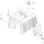 Cylinder Cover Assembly for Husqvarna 543AE15 Earth Auger