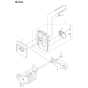 Muffler Assembly For Husqvarna 543RBK Brushcutters