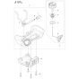 Fuel Tank Assembly For Husqvarna 543RBK Brushcutters