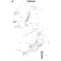 Product Complete-1 Assembly For Husqvarna 545 Triobrake Chainsaw 