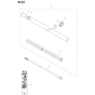 Shaft Assembly For Husqvarna 545FR Brushcutters