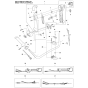 Throttle Controls Assembly For Husqvarna 545FXAT Brushcutters