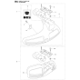 Accessories Assembly For Husqvarna 545FXTAT Brushcutters