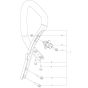 Handle Assembly for Husqvarna 545G