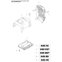 Cylinder Cover Assembly For Husqvarna 545RXT Brushcutters