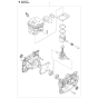 Short Block Assembly For Husqvarna 545RXTAT Brushcutters