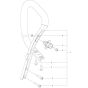 Handle Assembly for Husqvarna 550XPG
