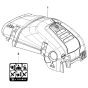 Cylinder Cover for Husqvarna 555