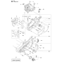 Crankcase Assembly for Husqvarna