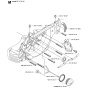 Crankcase-1 Assembly For Husqvarna 575XP Chainsaw 