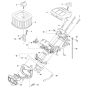 Carburettor & Air Filter for 576XP