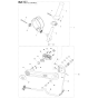 Throttle Controls-2 Assembly for Husqvarna 580BFS Leaf Blower