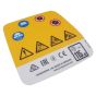 Warning Decal for Husqvarna K770 Cut Off Saw - 586 37 93-06