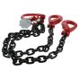 1 metre 8mm 2-Leg Chain Sling with Clevis Sling Hooks Self Locking Type