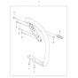 Handle for Husqvarna 592 XP