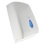 Paper Towel Dispenser White for C-Fold Towels - Wall Mounted Hygiene Equipment