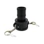 2" Type C Camlock Coupling x Hose Tail - Polypropylene