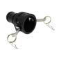 2" Type C Camlock Coupling x Hose Tail - Polypropylene