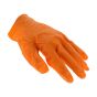 Nitrile Grip Plus Disposable Orange Gloves Pack of 50 - Size: Medium