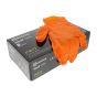Nitrile Grip Plus Disposable Orange Gloves (Pack of 50) - Extra Large
