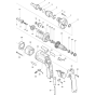 Main Assembly for Makita 6823 Drywall Corded Screwgun