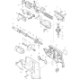 Main Assembly for Makita 6835D 12v D-Handle Autofeed Cordless Screwgun