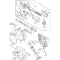 Main Assembly for Makita 6837 Autofeed Coil Corded Screwgun