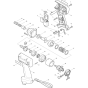 Main Assembly for Makita 6990D Impact Drivers