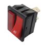 Red Hi/Low Rocker Switch for Numatic 'Henry' Hoover Vacuum Cleaner