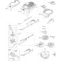 Blower Housing and Electrical System Assembly for Briggs and Stratton Model No. 104M02-0021-F1 Vertical Shaft Engine