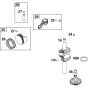 Crankshaft, Cylinder and Piston Assembly for Briggs and Stratton Model No. 104M02-0196-F1 Vertical Shaft Engine